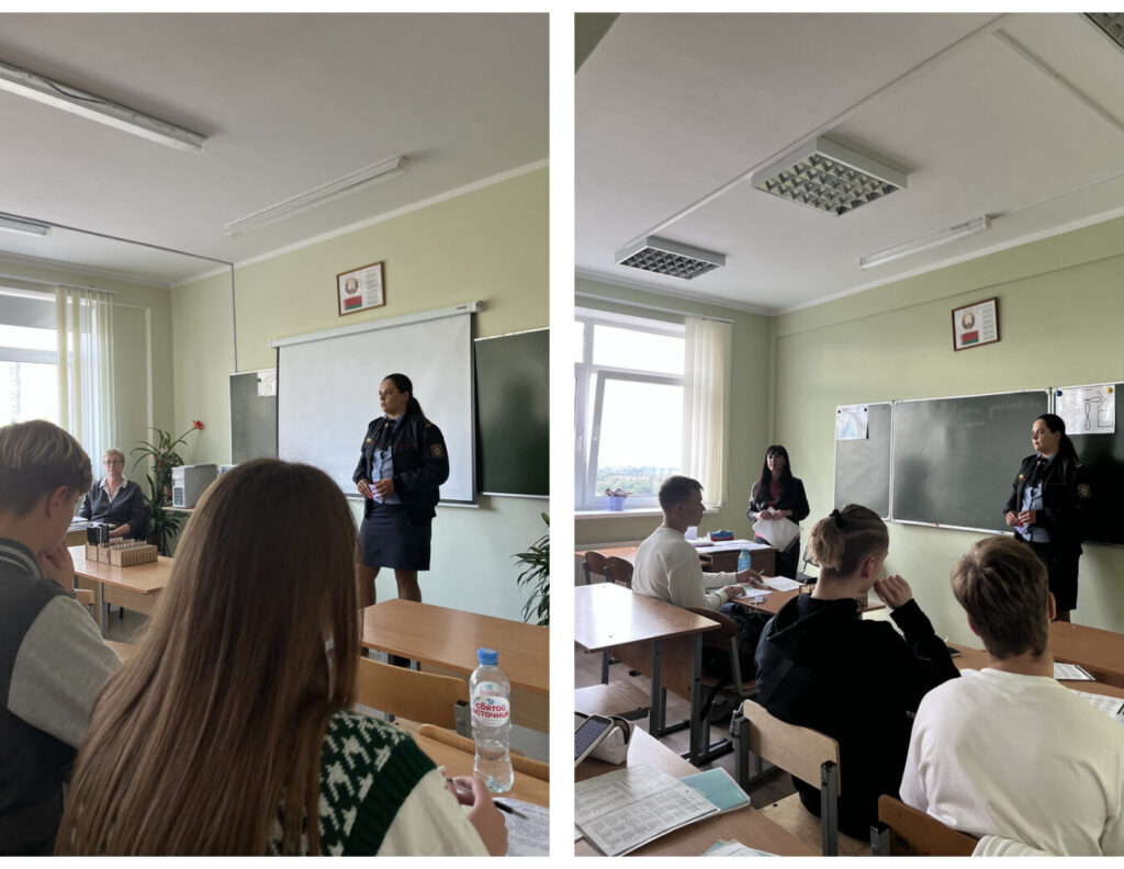 ДИАЛОГ «ЗАКОН И Я» С УЧАСТИЕМ СТАРШЕГО УЧАСТКОВОГО ИНСПЕКТОРА ИНСПЕКЦИИ ПО ДЕЛАМ НЕСОВЕРШЕННОЛЕТНИХ