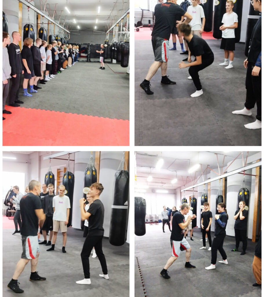 УРОК ОТ ПРОФЕССИОНАЛЬНОГО ТРЕНЕРА ДЛЯ УЧАЩИХСЯ В КЛУБЕ СПОРТИВНЫХ ЕДИНОБОРСТВ «ПАТРИОТ»