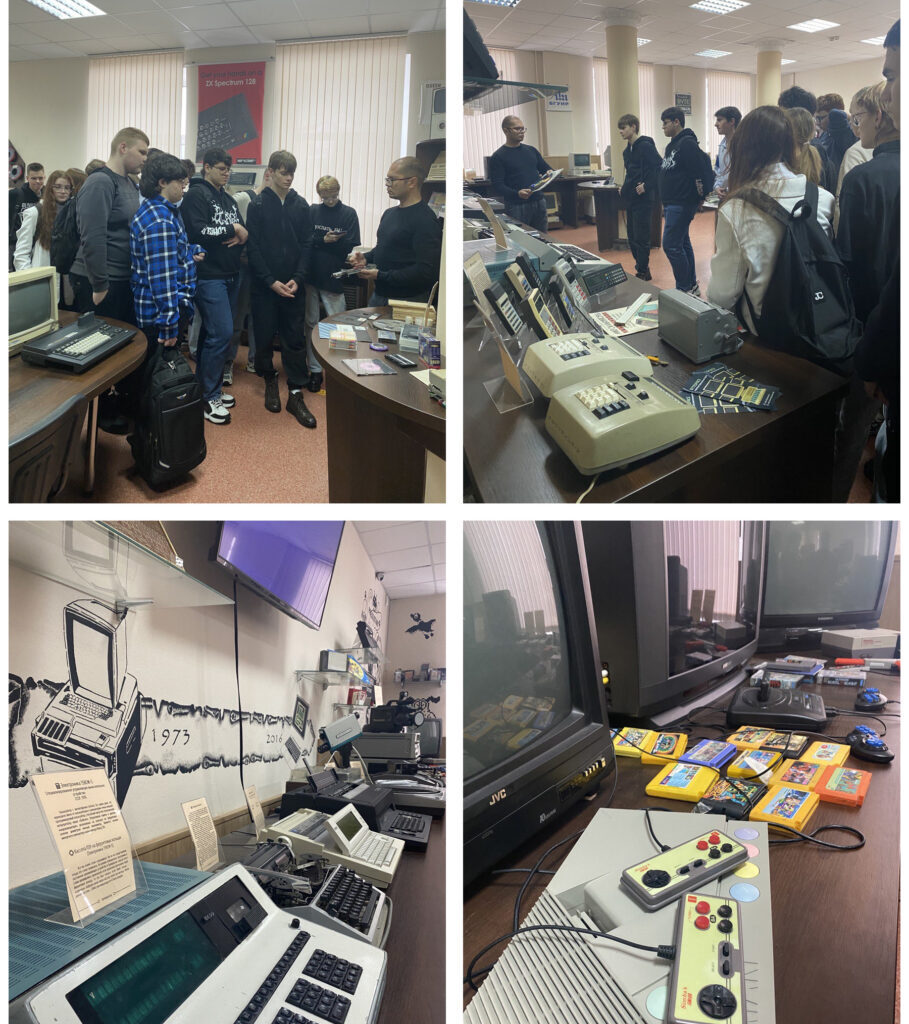 ПОСЕТИЛИ ПЕРВЫЙ В БЕЛАРУСИ МУЗЕЙ РЕТРОКОМПЬЮТЕРОВ