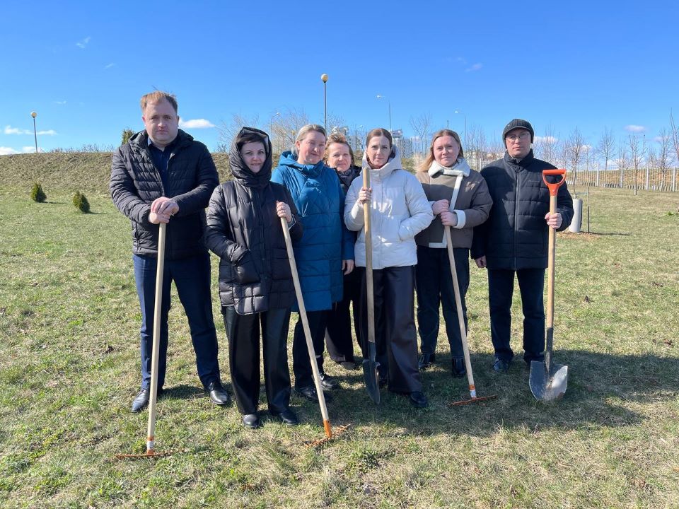 Коллектив колледжа принял участие в Республиканском субботнике.